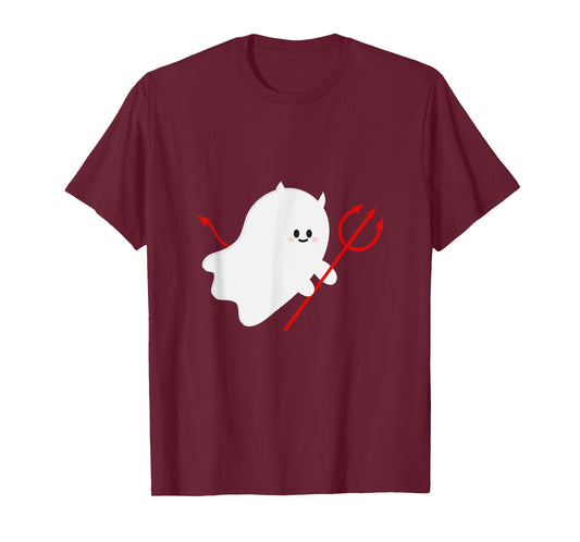 Cute Ghost Devil Halloween Costume T-Shirt