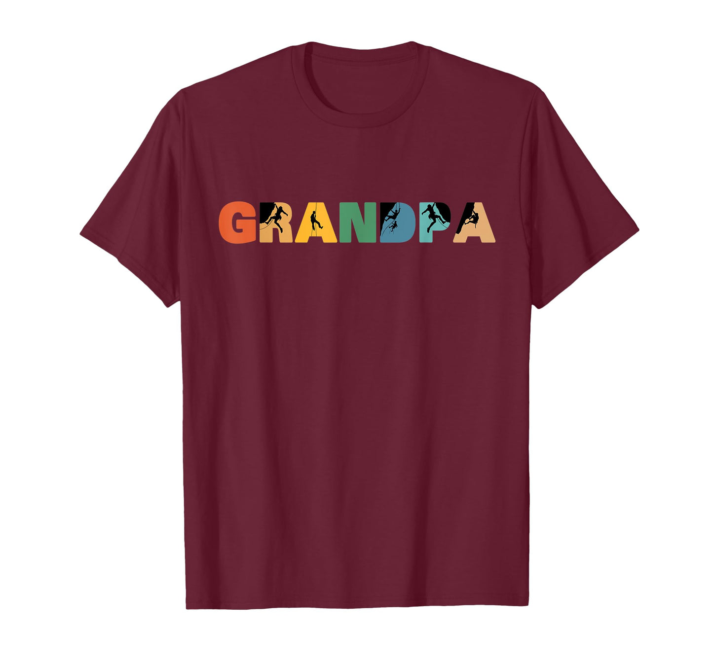 Mens Rock Climbing Grandpa Shirt, Gramps Rock Climbing T-Shirt