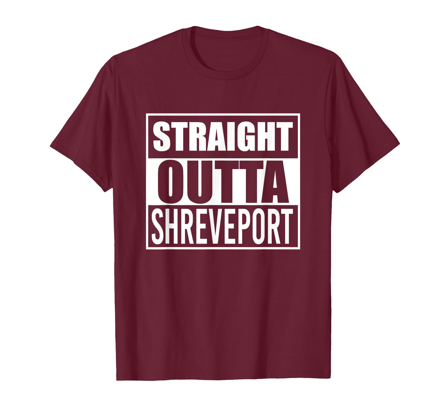 Straight Outta Shreveport Funny Best Gift Louisiana LA State T-Shirt