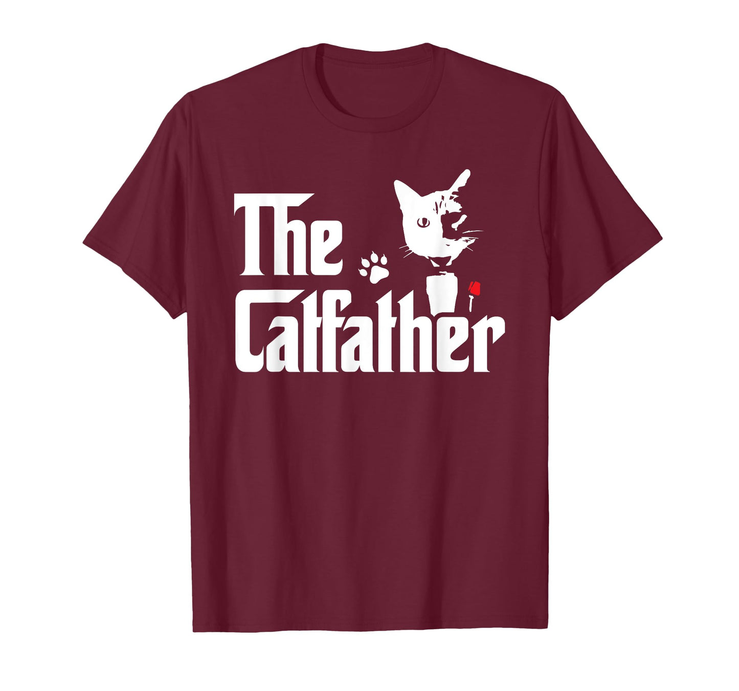 The Catfather Shirt Funny Gift T-Shirt for Cat Daddy T-Shirt