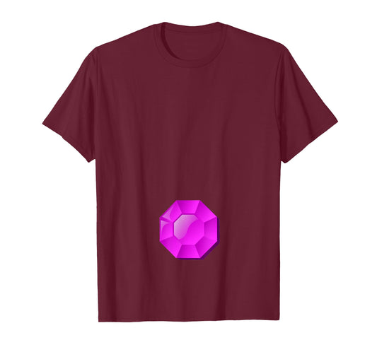 Troll Costume - Gem Belly Button T-Shirt