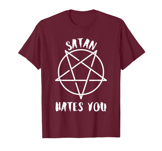 Satan Hates You Five Pointed Star T-Shirt