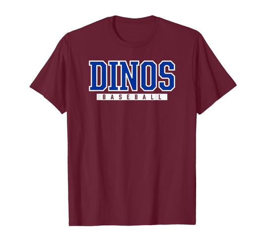 Carbon Dinos Baseball T-Shirt