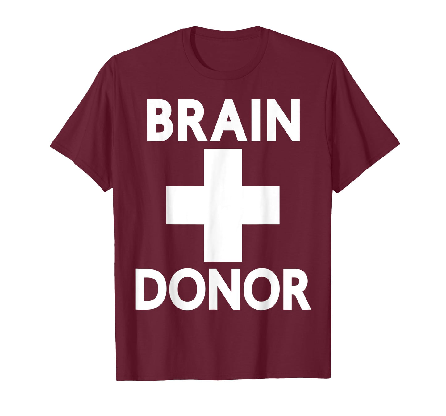 ZOMBIE BRAIN DONOR DISPENSER FUNNY HALLOWEEN COSTUME MEN BOY T-Shirt