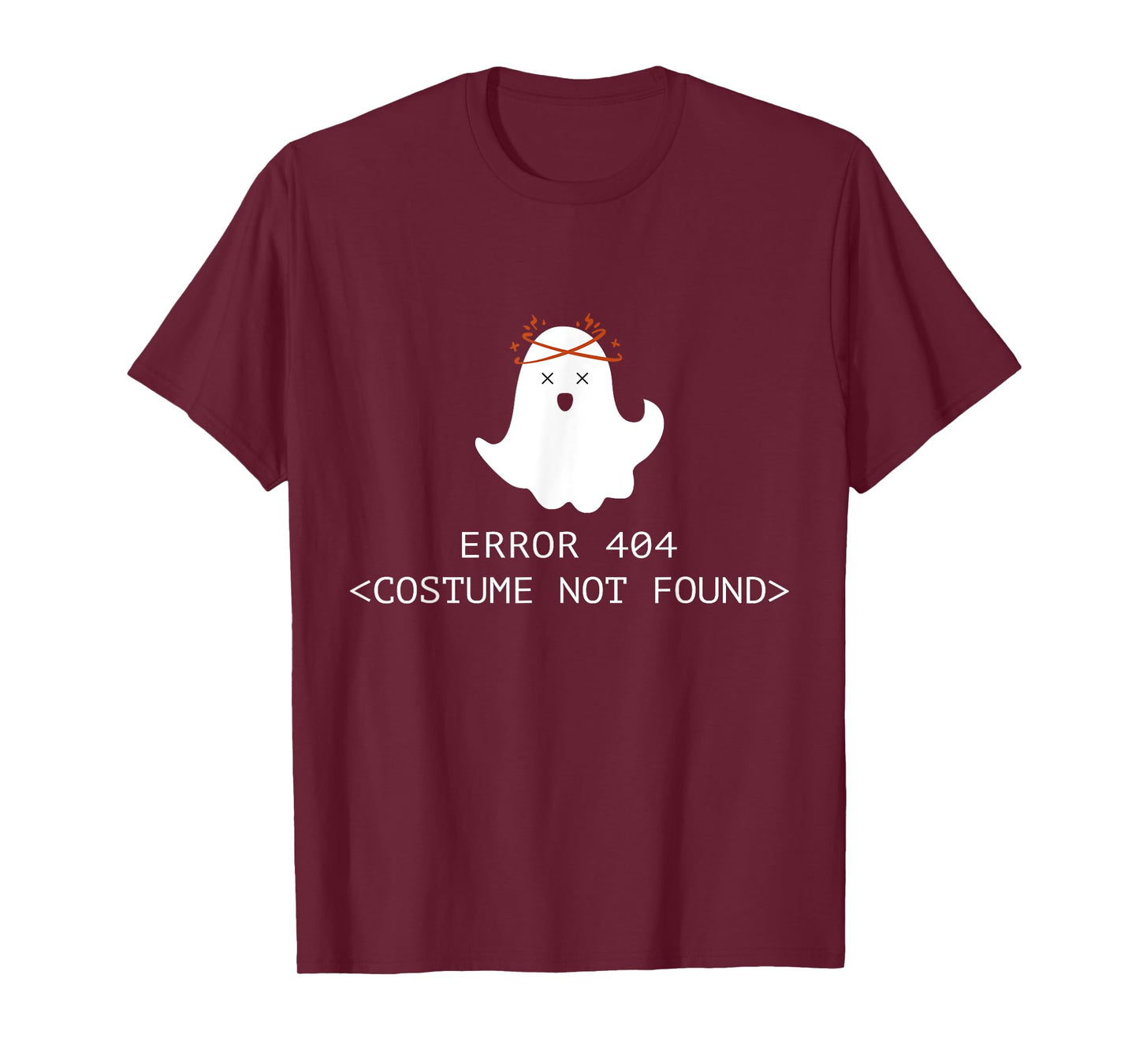 Error 404 Costume Not Found Halloween Coding Costume T-Shirt