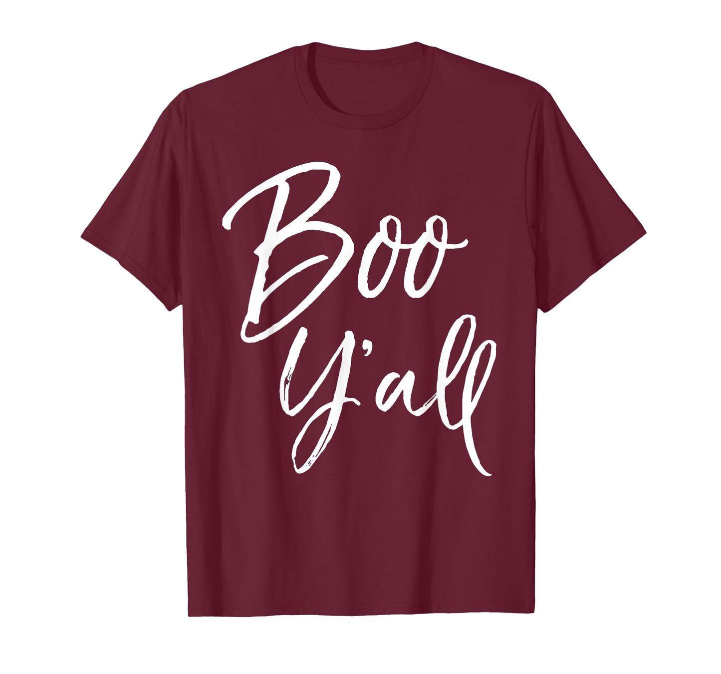 Boo Y'all Shirt for Girls Cute Southern Halloween Tee Women