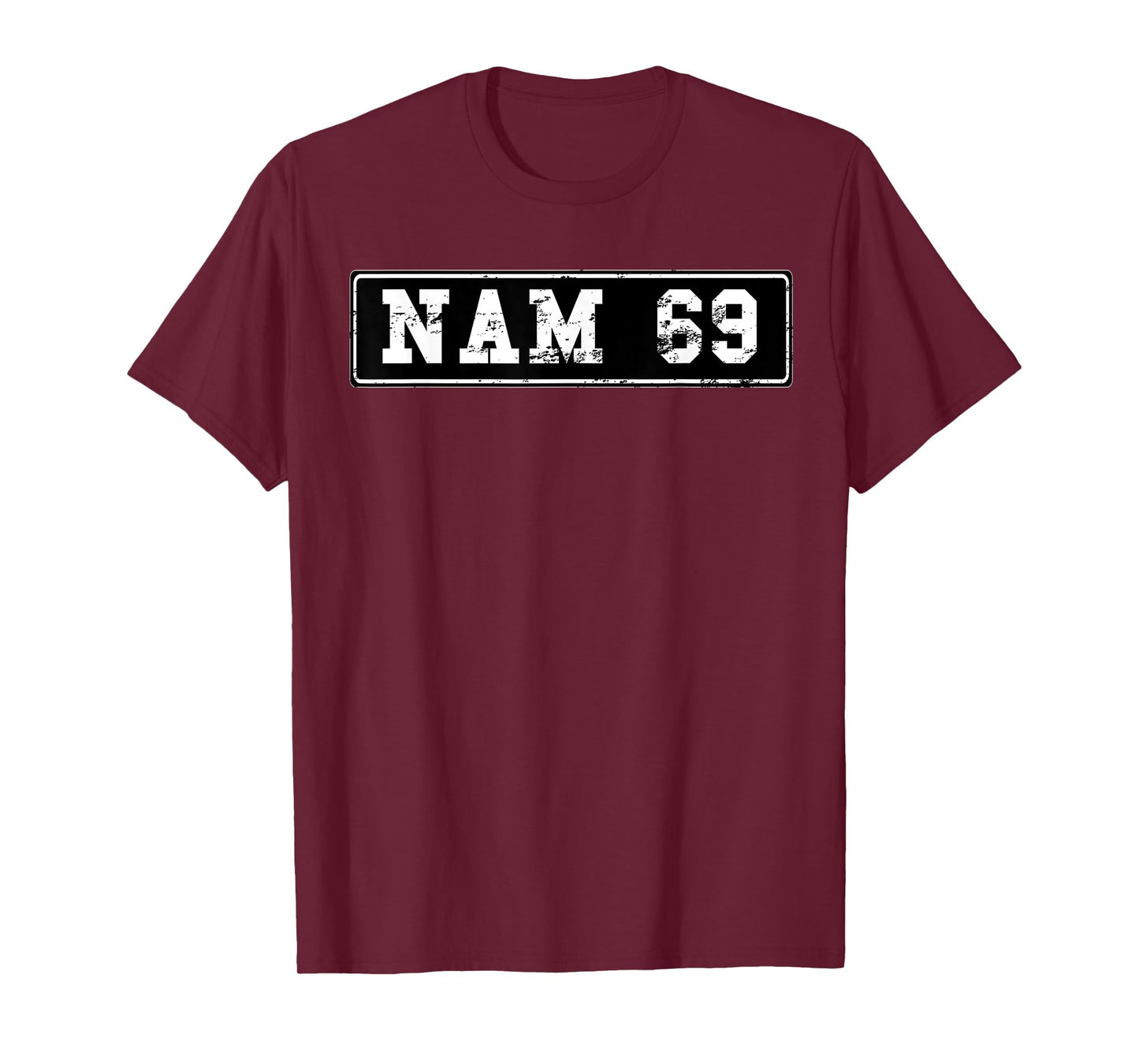 Vietnam War Vet Veterans Licence Plate Nam 69 Gift T Shirt T-Shirt