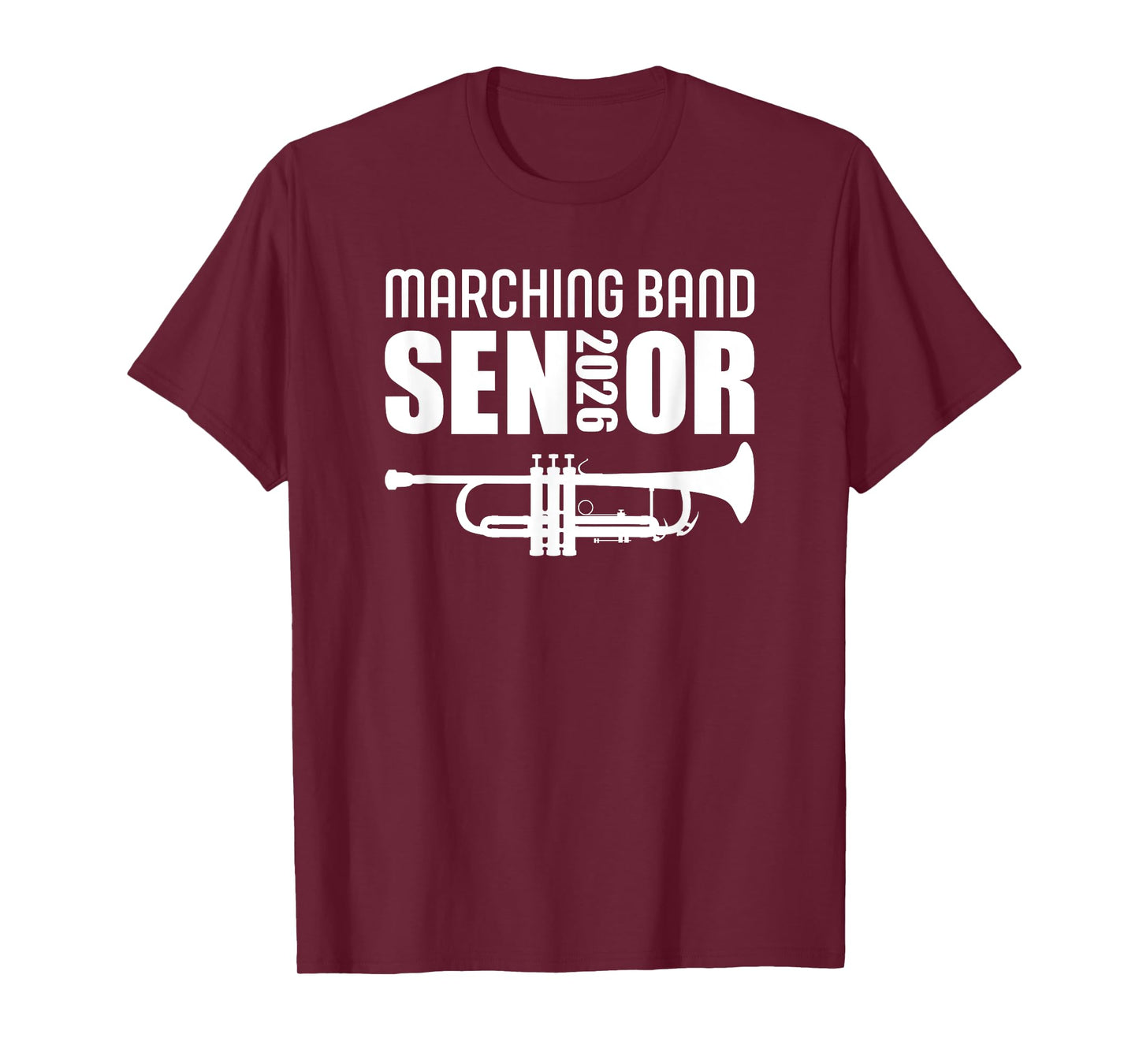 2026 Senior Trumpet Class of 2026 Marching Band Senior T-Shirt