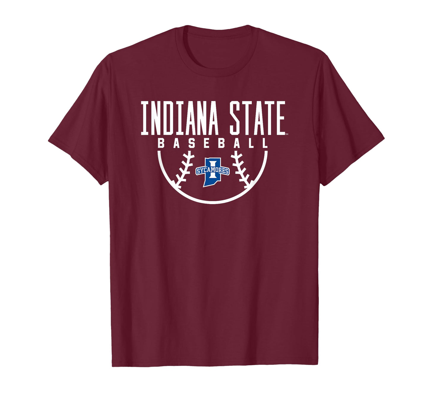 Indiana State University Sycamores Baseball Arch T-Shirt