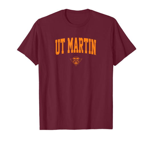 UT Martin Skyhawks One Color Arch Logo T-Shirt