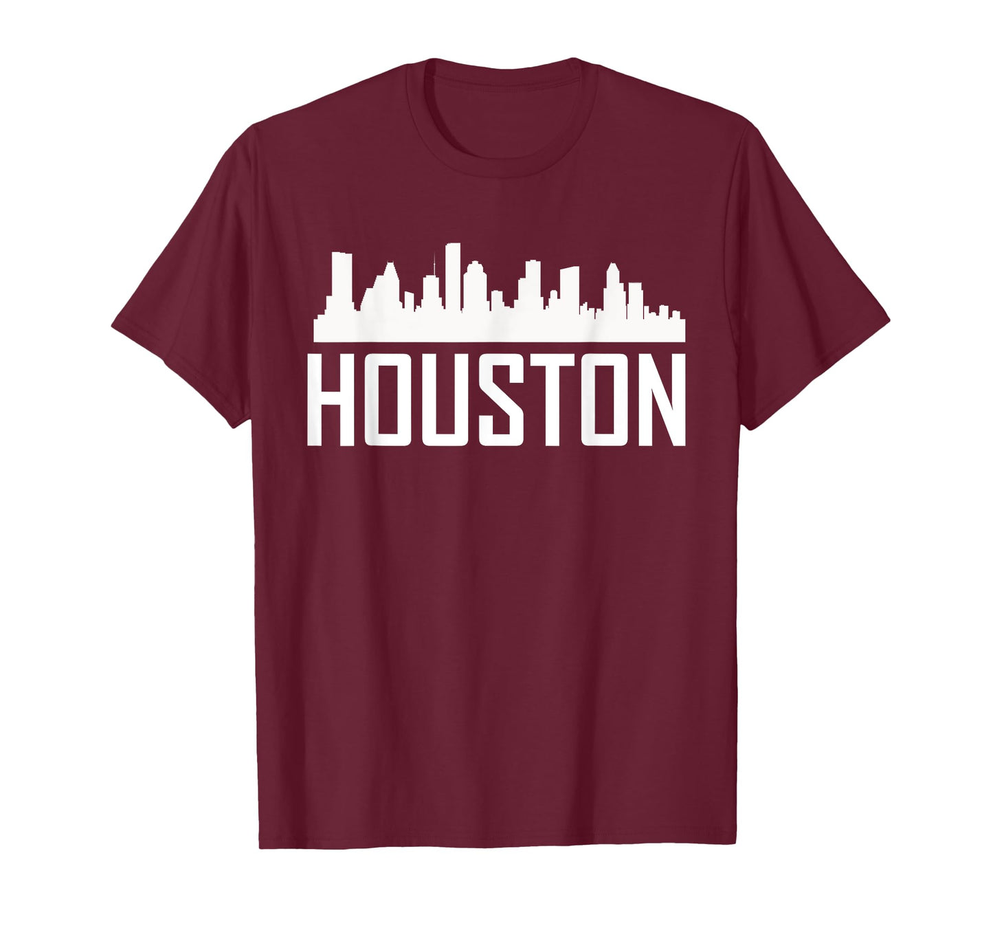 Houston TX Skyline Silhouette Cityscape T-Shirt T-Shirt