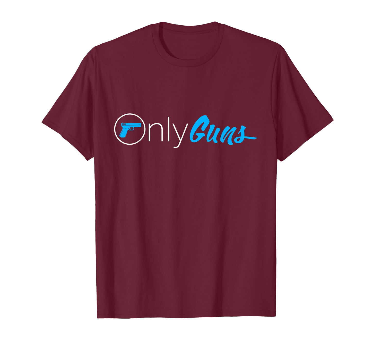 OnlyGuns Funny Gun Owner Meme Parody T-Shirt