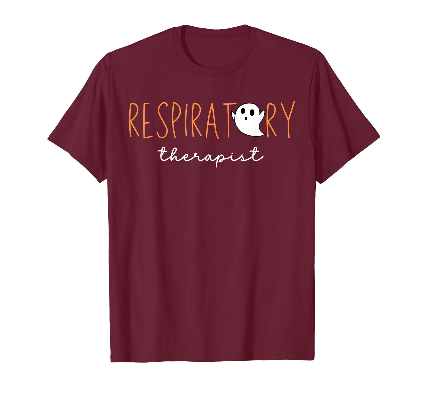 Respiratory Therapist Cute Ghost Funny RT Halloween Costume T-Shirt