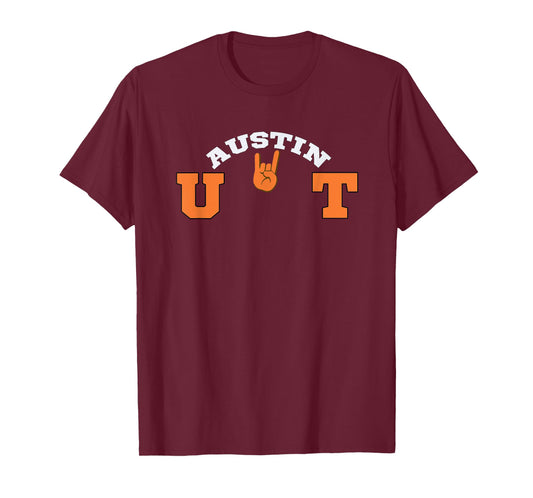 UT Austin Game Day Apparel Unisex-Adults Workout T-Shirt Black Small Classic Fit Crew Neck Short Sleeve