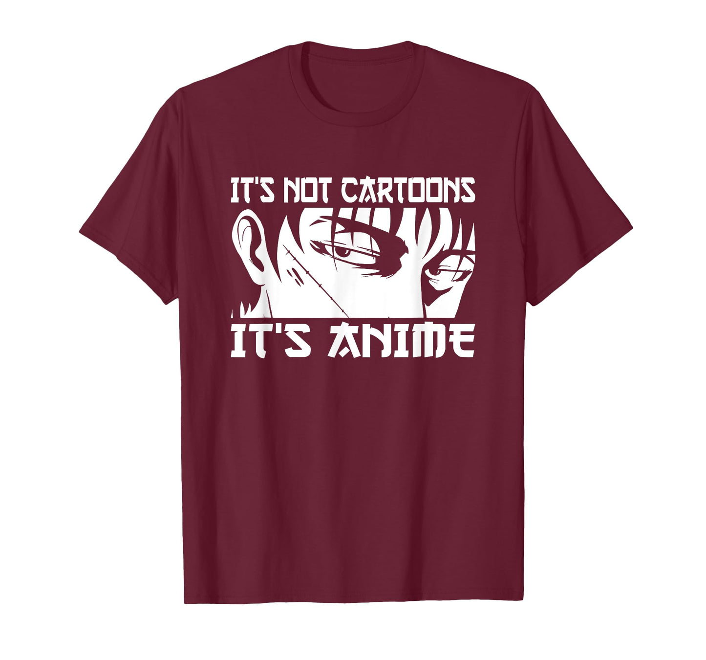 It's not Cartoons It's Anime Men Teen Boy Otaku Anime T-Shirt