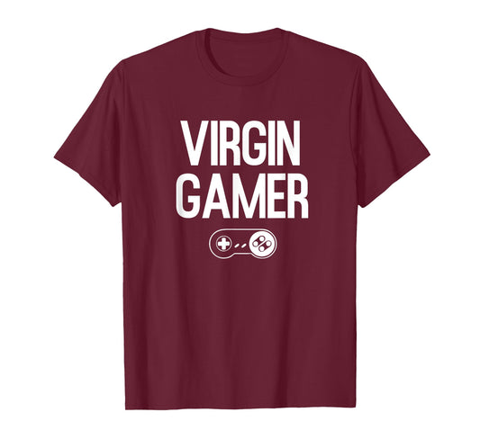 Funny Gamer T Shirt Virgin Joke Tee T-Shirt
