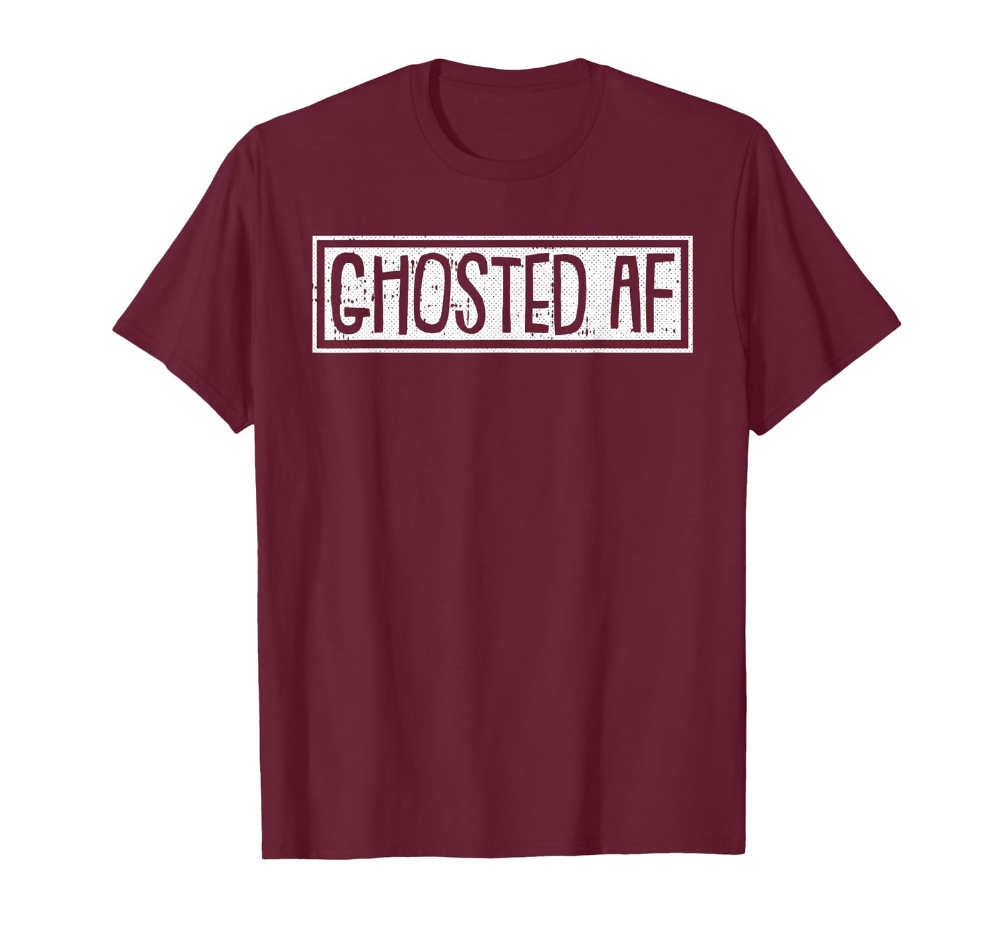 Ghosted AF Lazy Halloween Costume Funny Dating Pun Humor T-Shirt