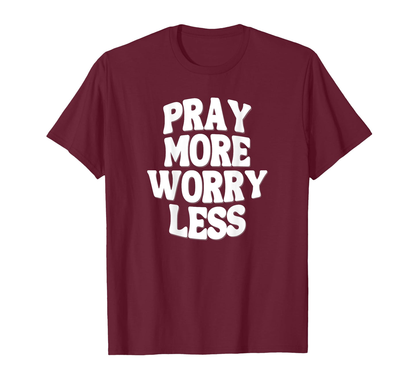 'Pray More Worry Less' Inspiring Pump Cover for the Gym T-Shirt