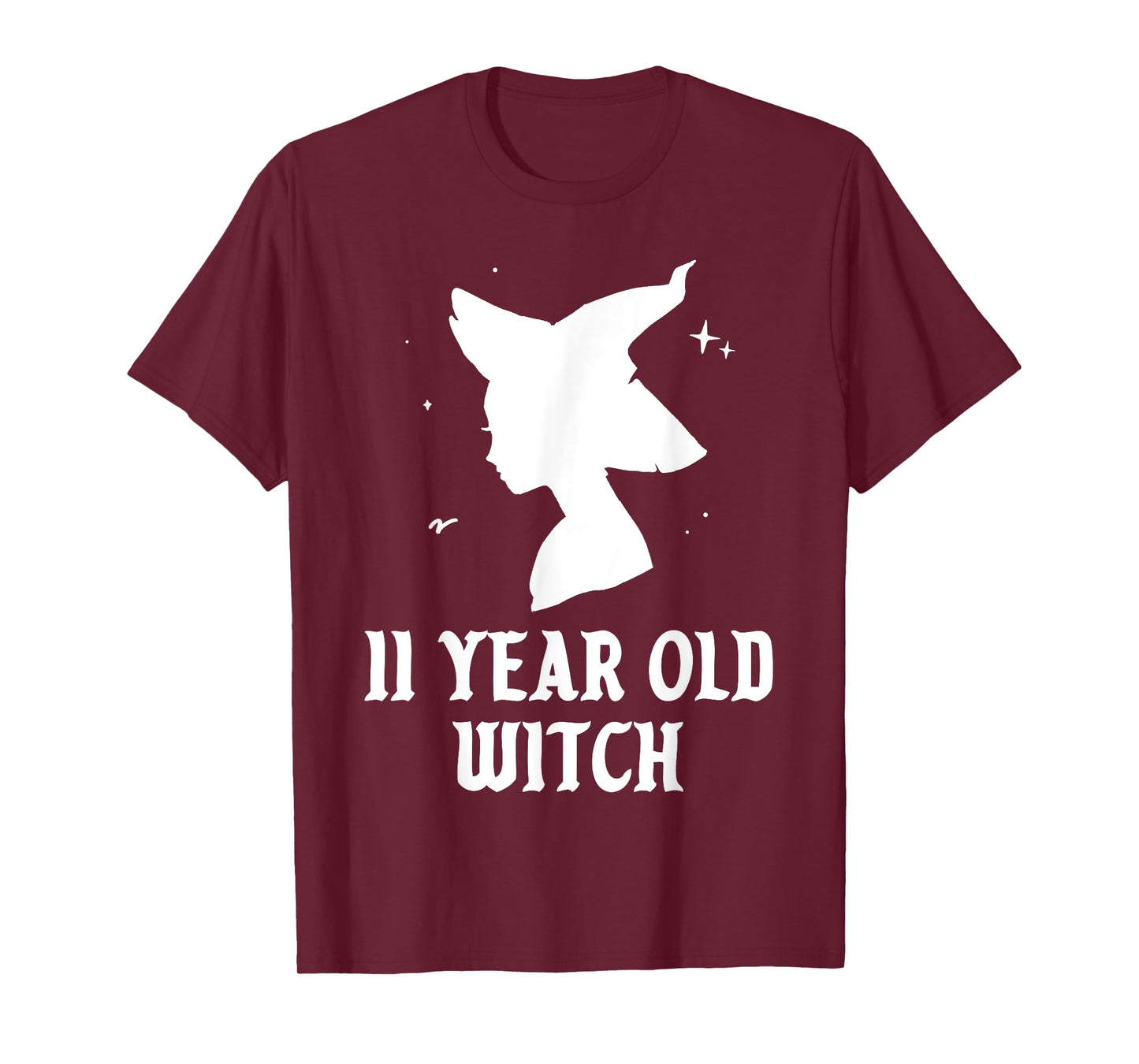 11 Year Old Witch Birthday Party Theme Halloween Costume T-Shirt