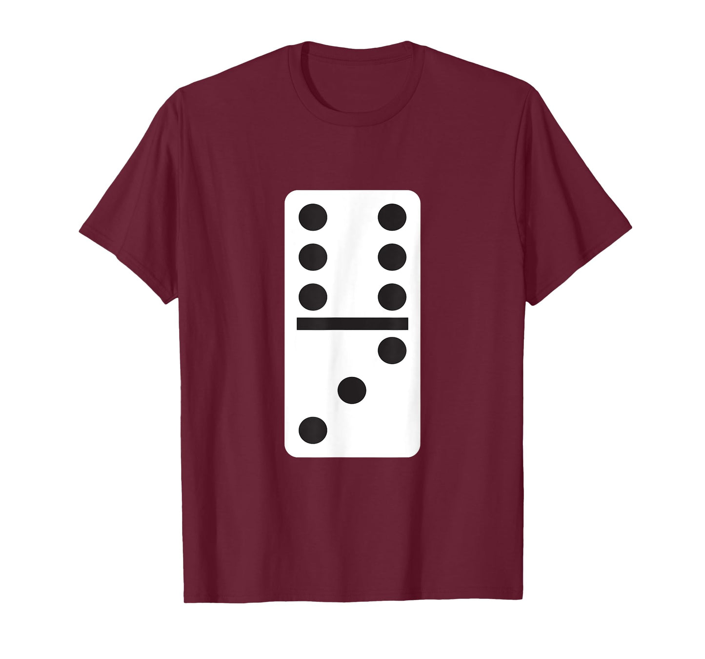 Six Three Dominoes T-Shirt Halloween Costume Domino Game T-Shirt