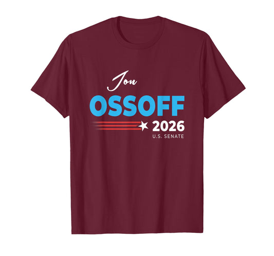 Jon Ossoff 2026 For US Senate Georgia Democrat Senator T-Shirt