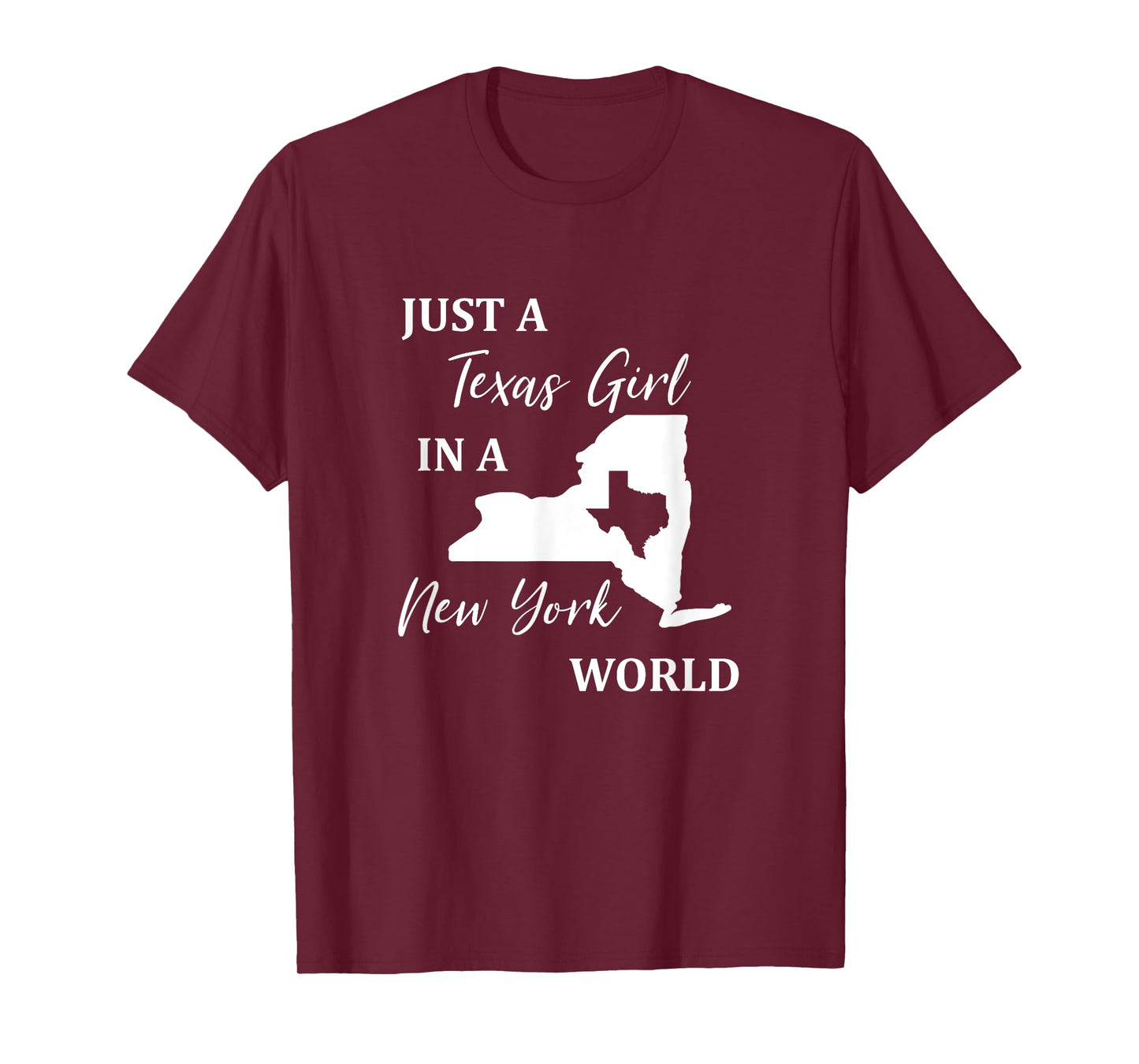 Just a Texas Girl Living in a New York World T-Shirt