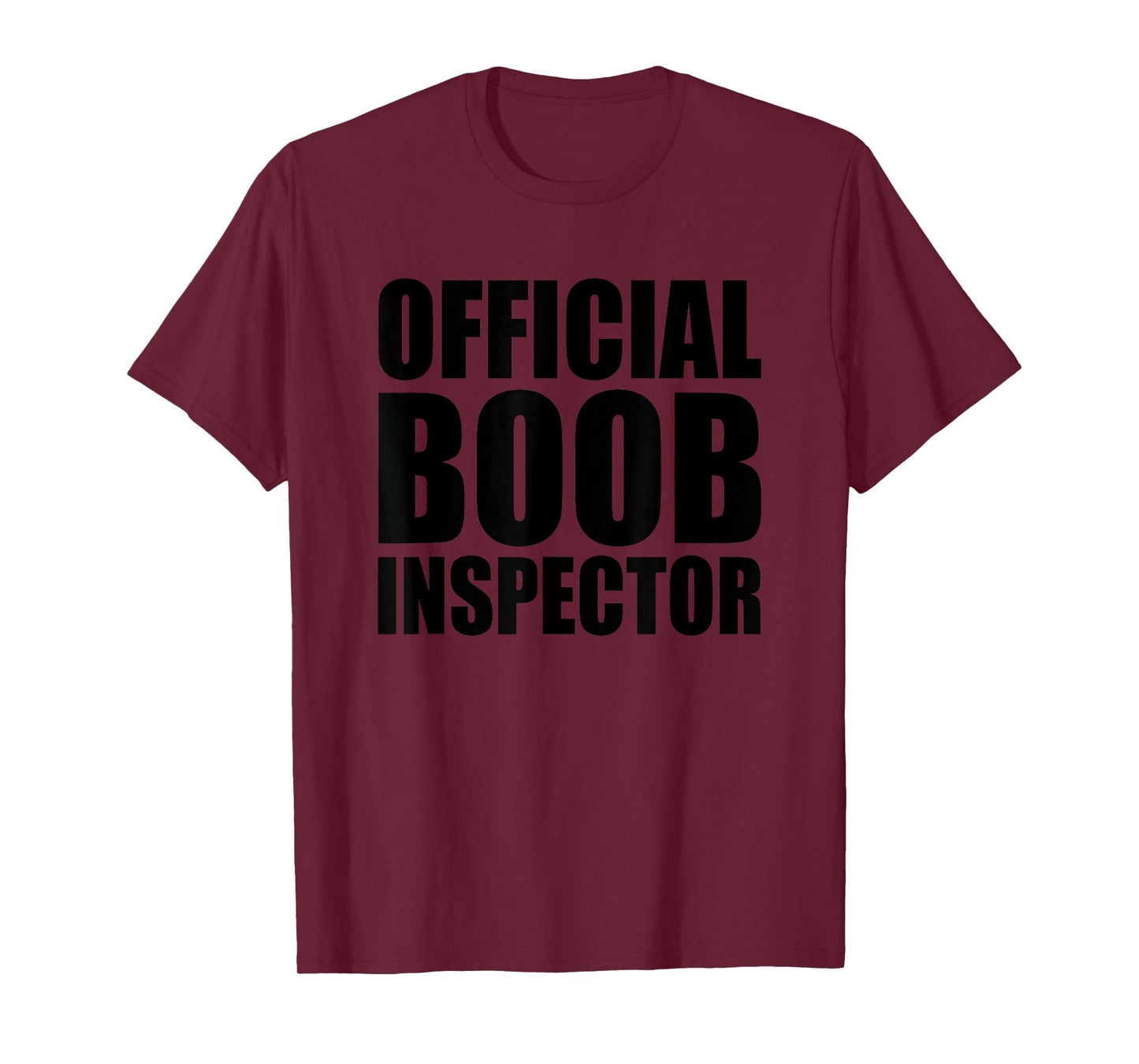 Official Boob Inspector Last Minute Halloween Costume Party T-Shirt