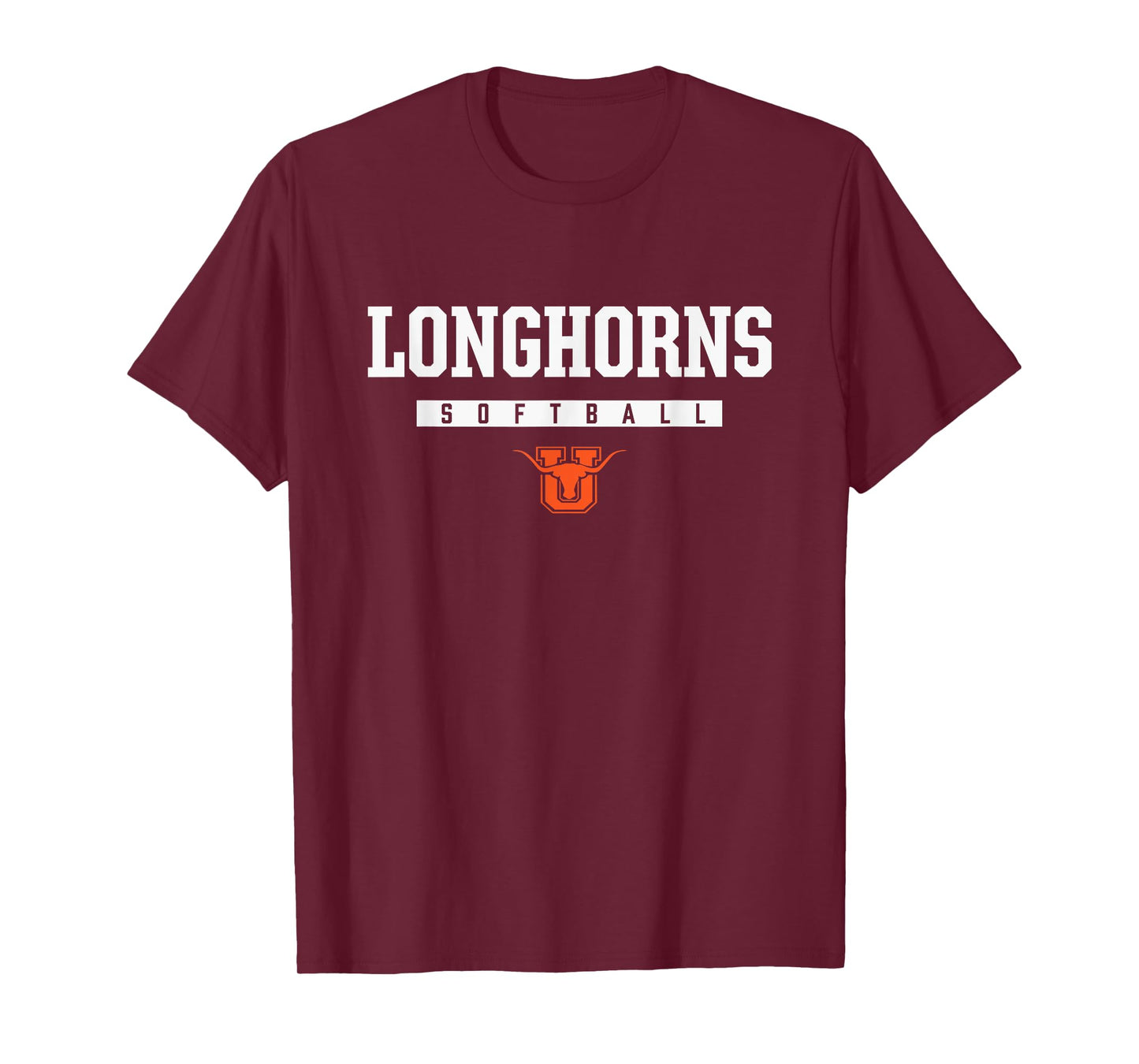 United Longhorns Logo Softball HS T-Shirt