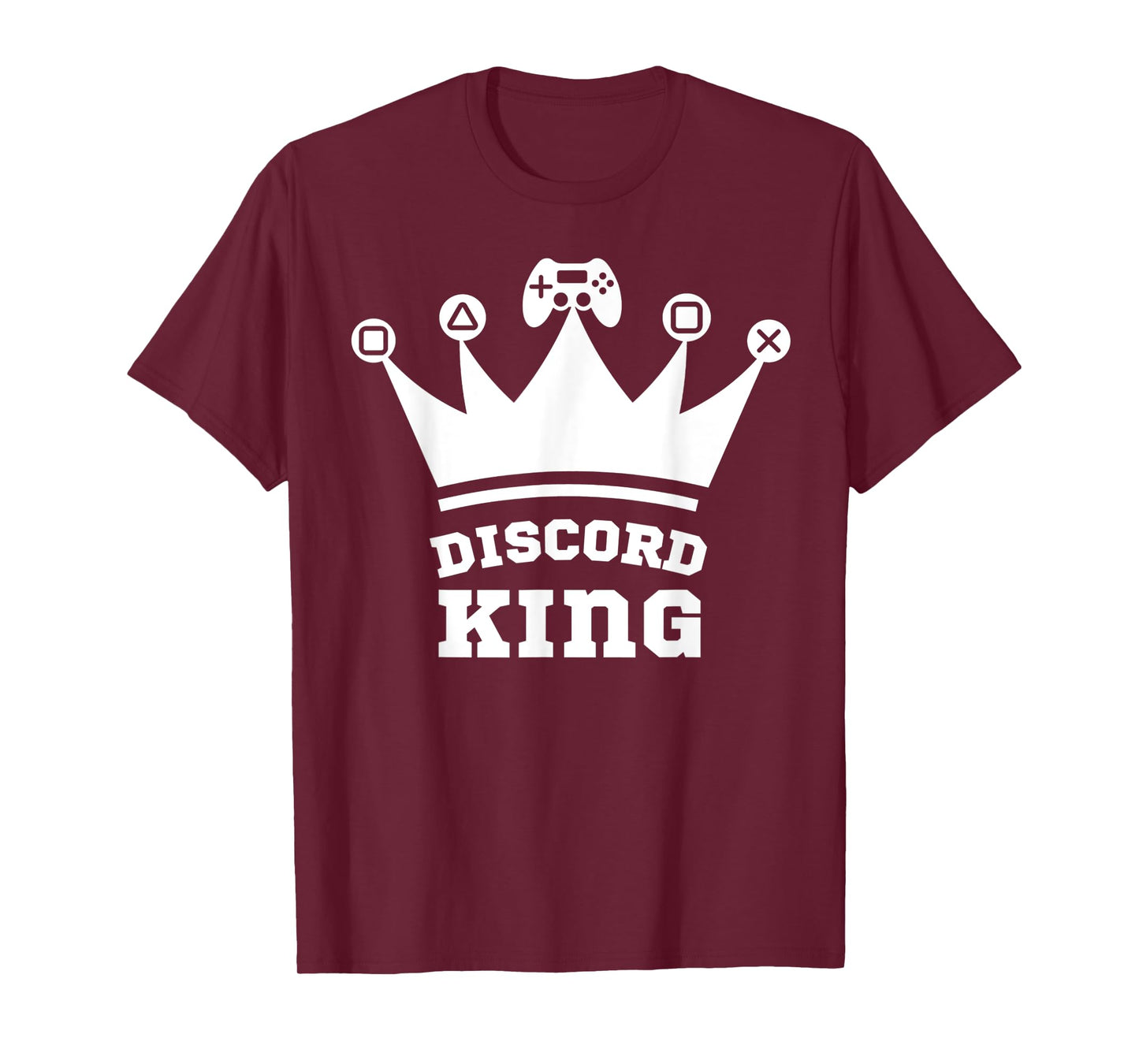 Model Gone Rogue Designs Discord King Gamer T-Shirt
