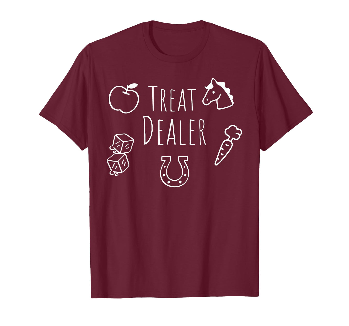 Treat Dealer Horse Treat Lady Equestrian Trainer Horse Mom T-Shirt