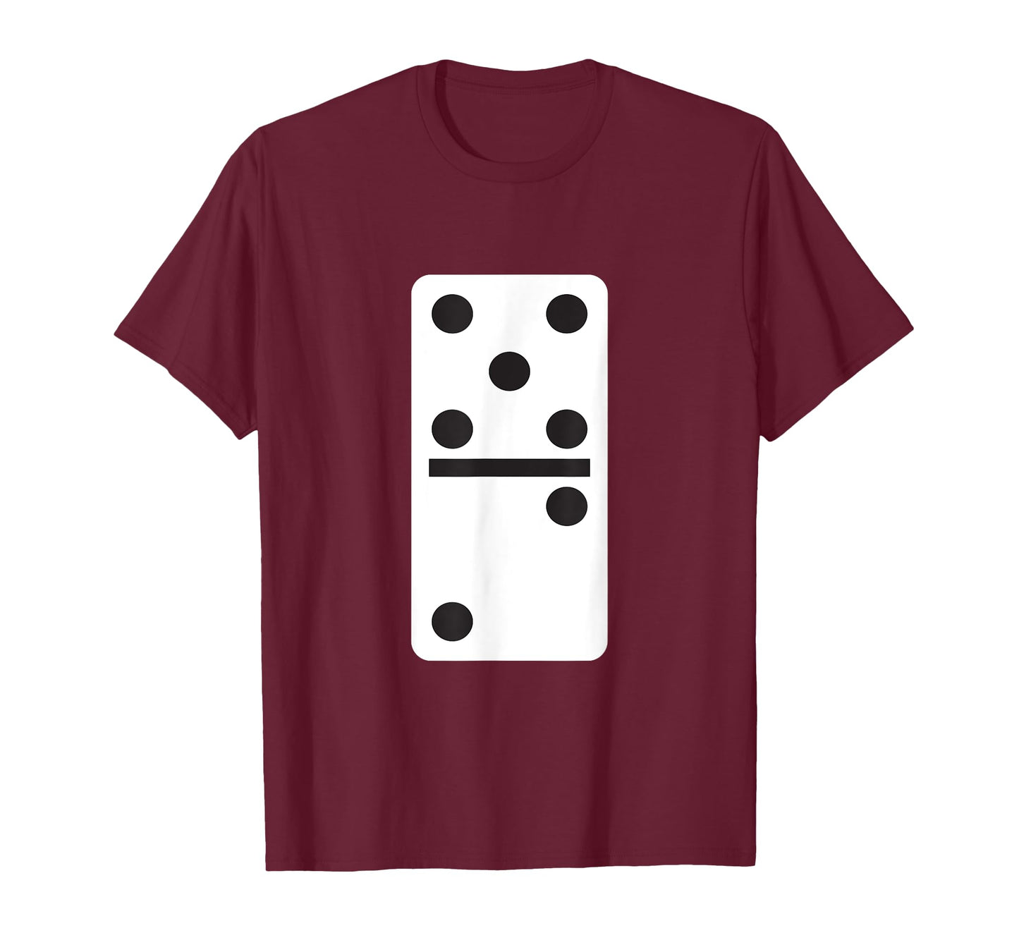 Five Two Dominoes T-Shirt Halloween Costume Domino Game T-Shirt