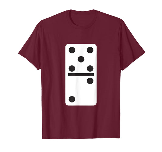 Five Two Dominoes T-Shirt Halloween Costume Domino Game T-Shirt