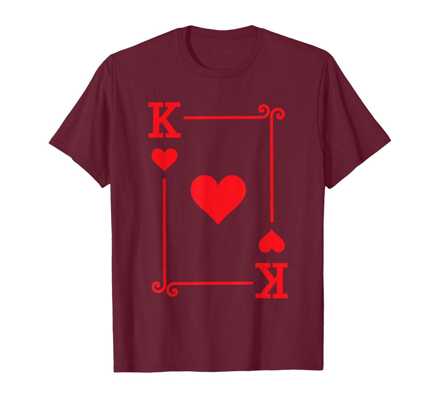 King Hearts Card Costume - Playing Cards - King Hearts T-Shirt