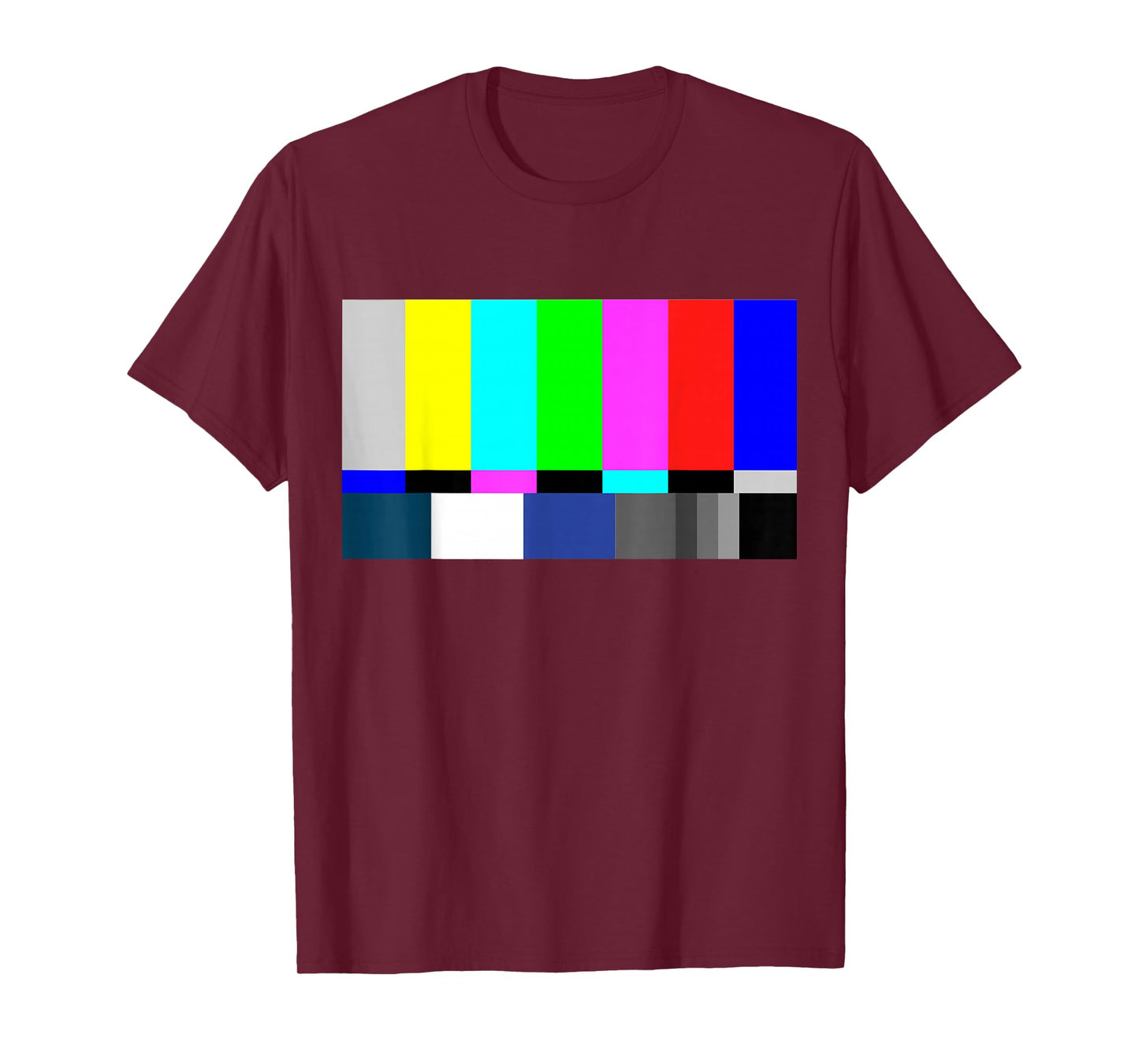 Nerdy Sheldon TV Test Pattern Color Geek Gift T-Shirt