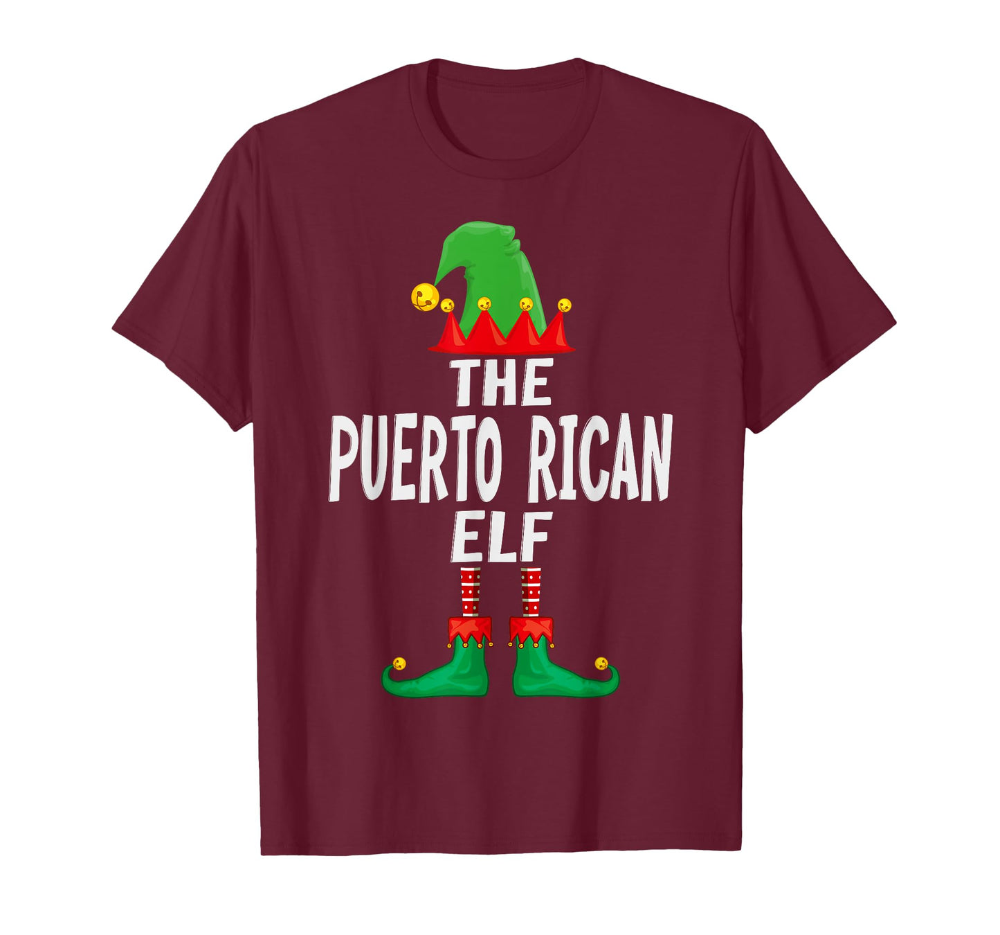 The Puerto Rican Elf Matching Family Christmas T-Shirt