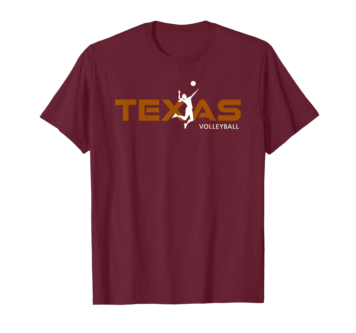 Womens Sport Fan Tex The Lone Star State of Texas Volleyball T-Shirt