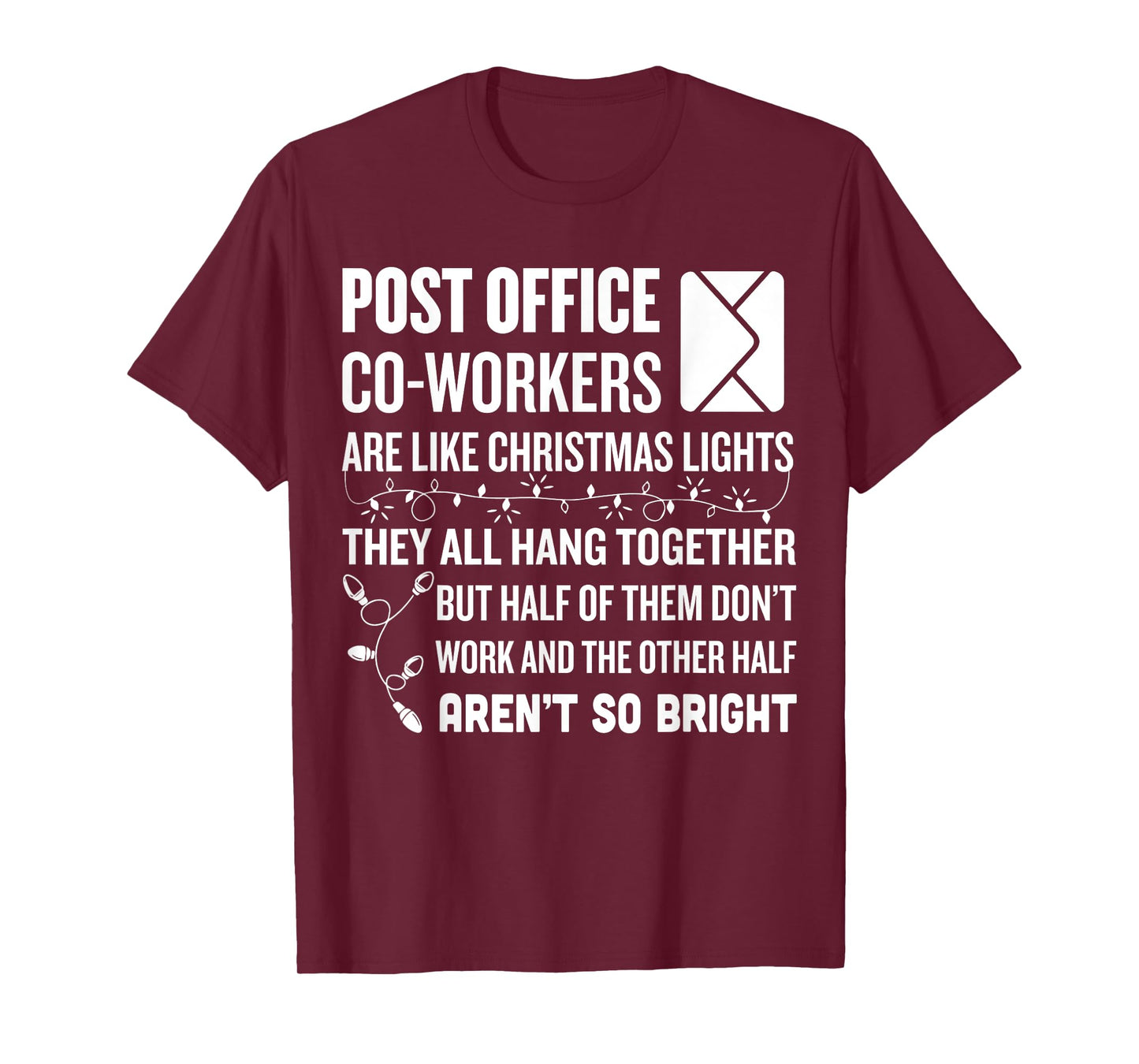 Funny Holiday Postal Worker Tshirt Christmas Design T-Shirt