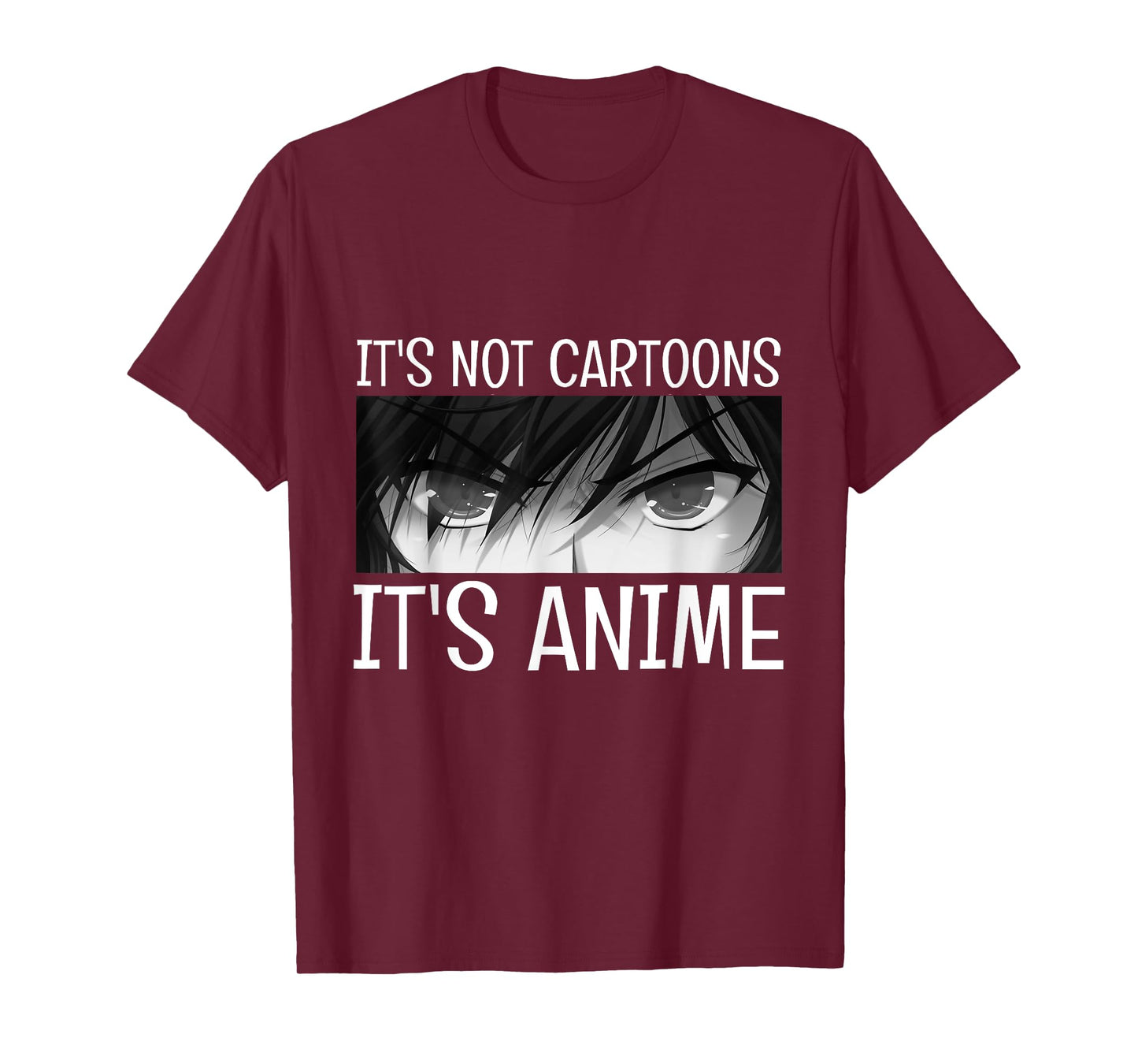 It's Not Cartoons It's Anime Cute Anime Girl Anime Lover T-Shirt