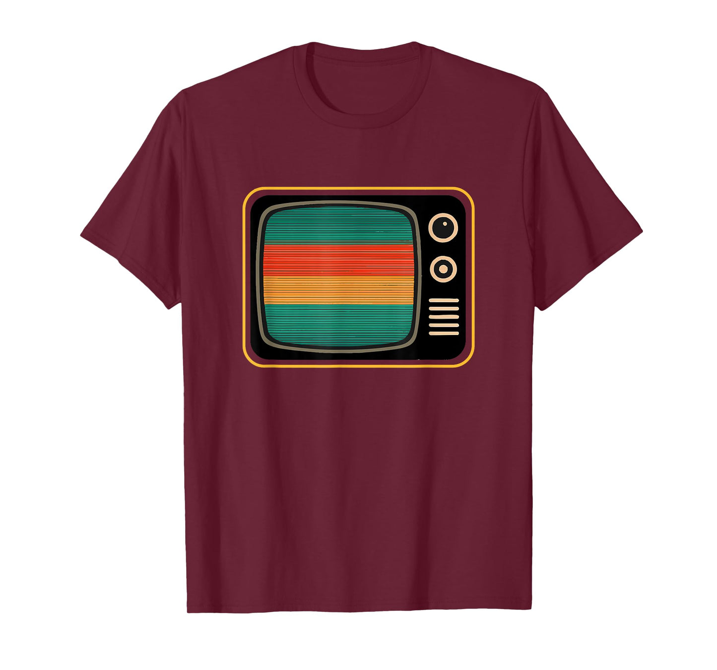 Retro TV Screen Old School Vintage Nostalgia Tech Costume T-Shirt