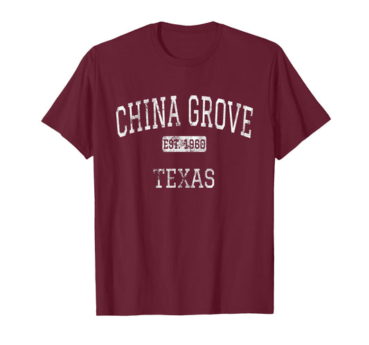 China Grove Texas TX Vintage T-Shirt