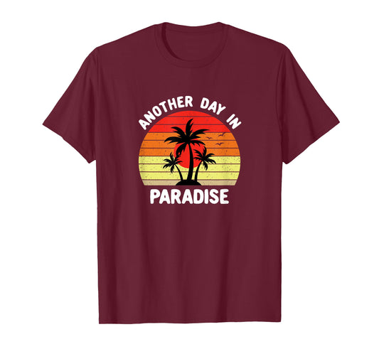 Another Day In Paradise Distressed T-Shirt