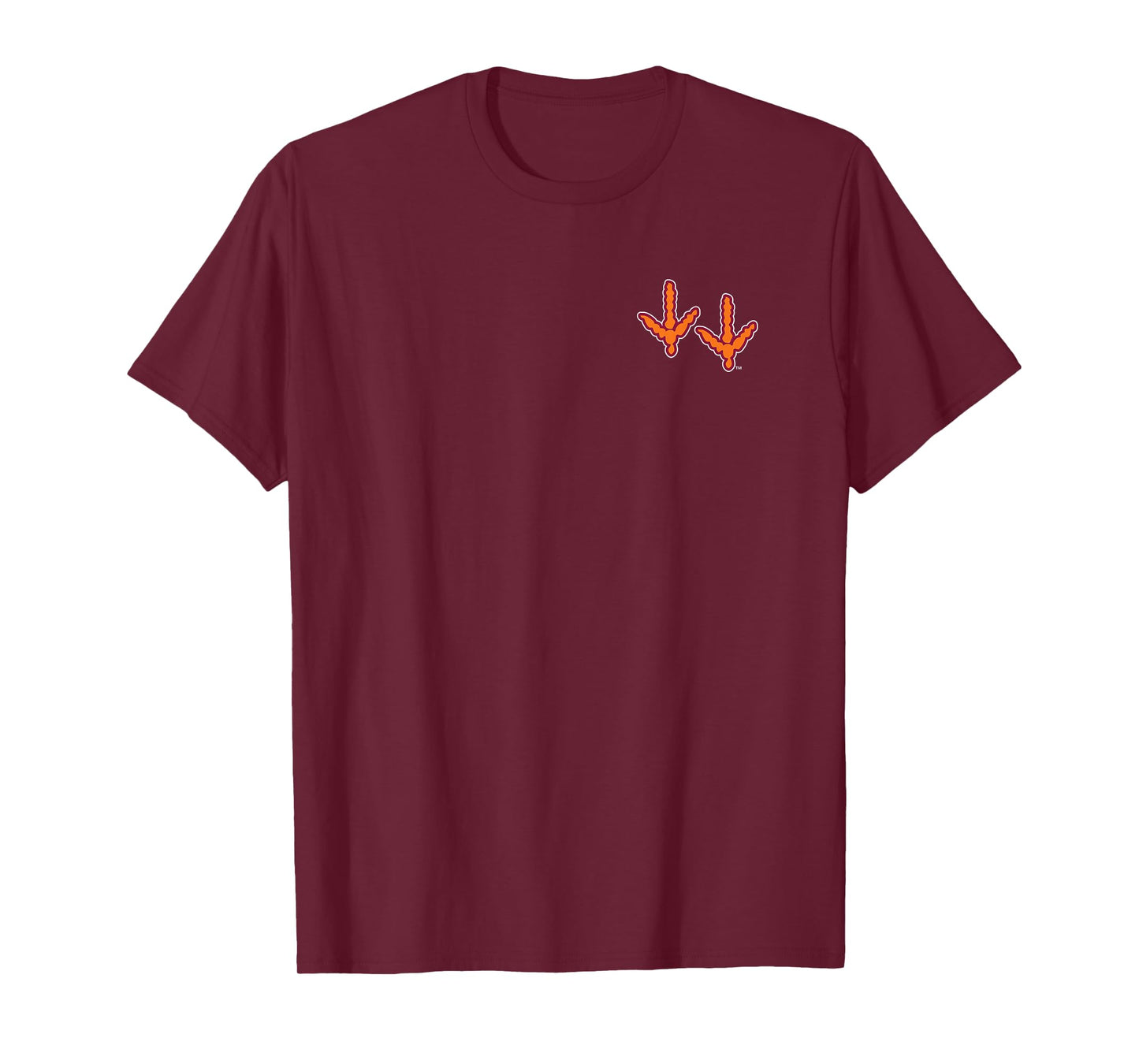 Virginia Tech Hokies Mascot HokieBird Front/Back T-Shirt