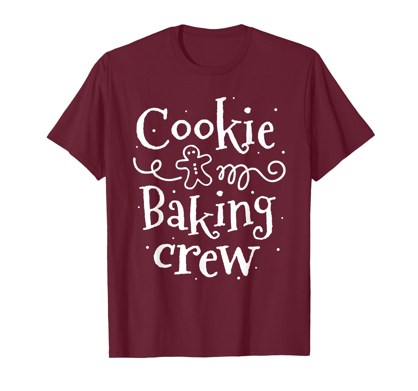 Cookie Baking Crew Baker Bake Kids Women Christmas Baking T-Shirt