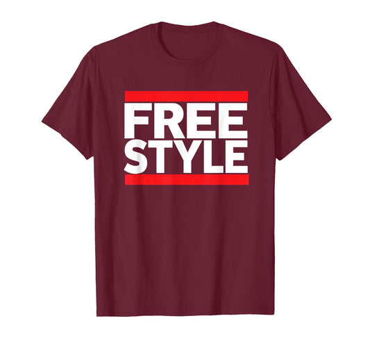 Freestyle Music Fan 80s Retro Rap Style Graphic T-Shirt