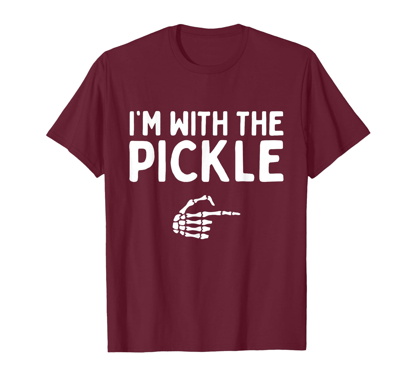 I'm With The Pickle Funny Halloween Costume Matching Couples T-Shirt