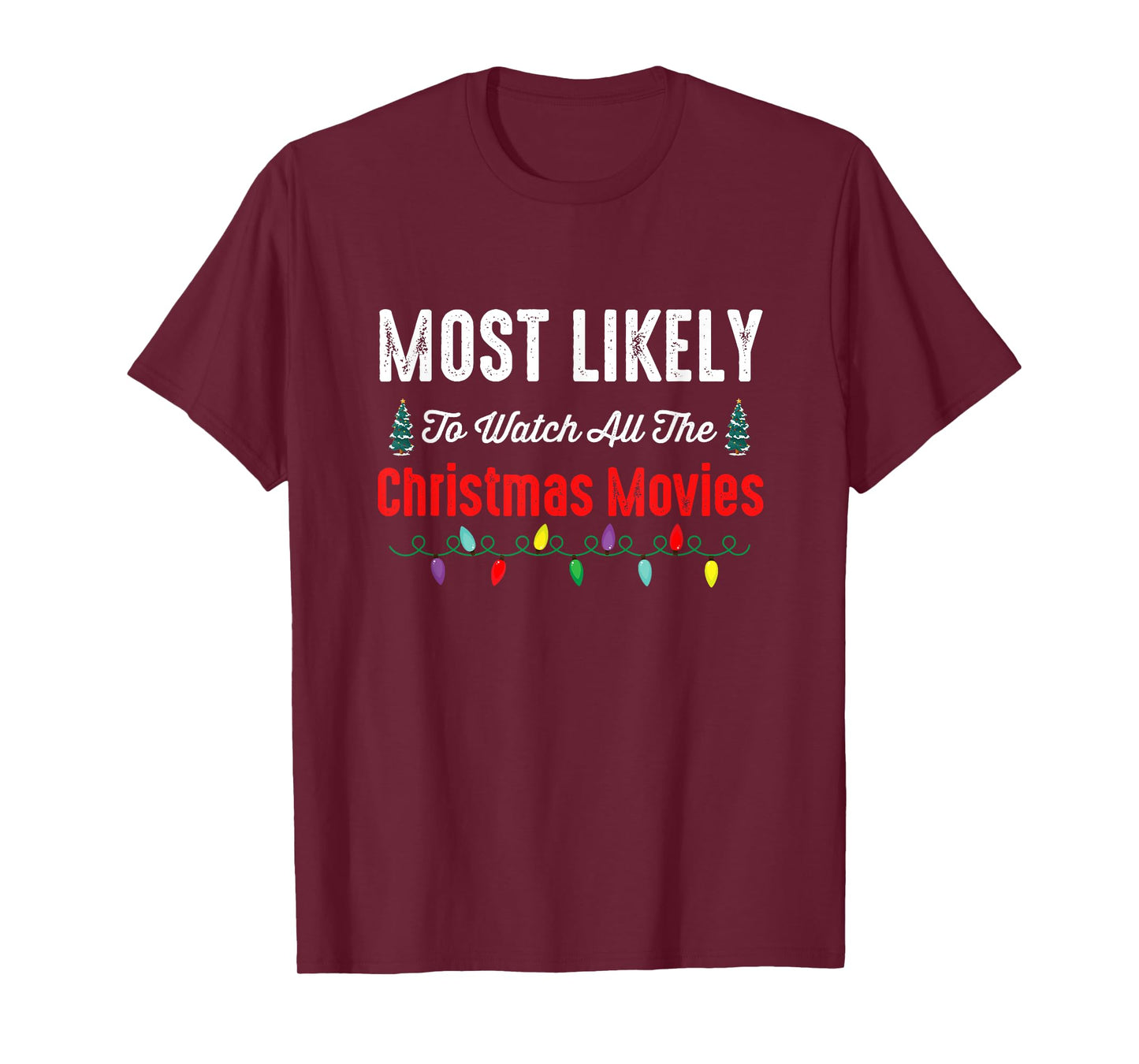 Family Christmas PJs Most Likely To Shirt Funny Matching T-Shirt