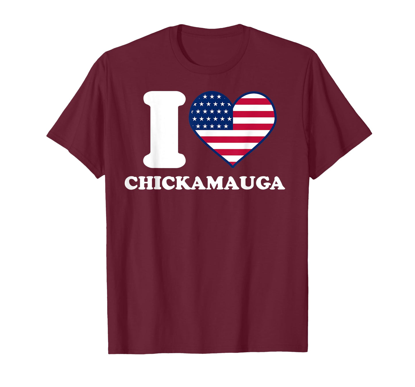 I love Chickamauga I heart Chickamauga T-Shirt