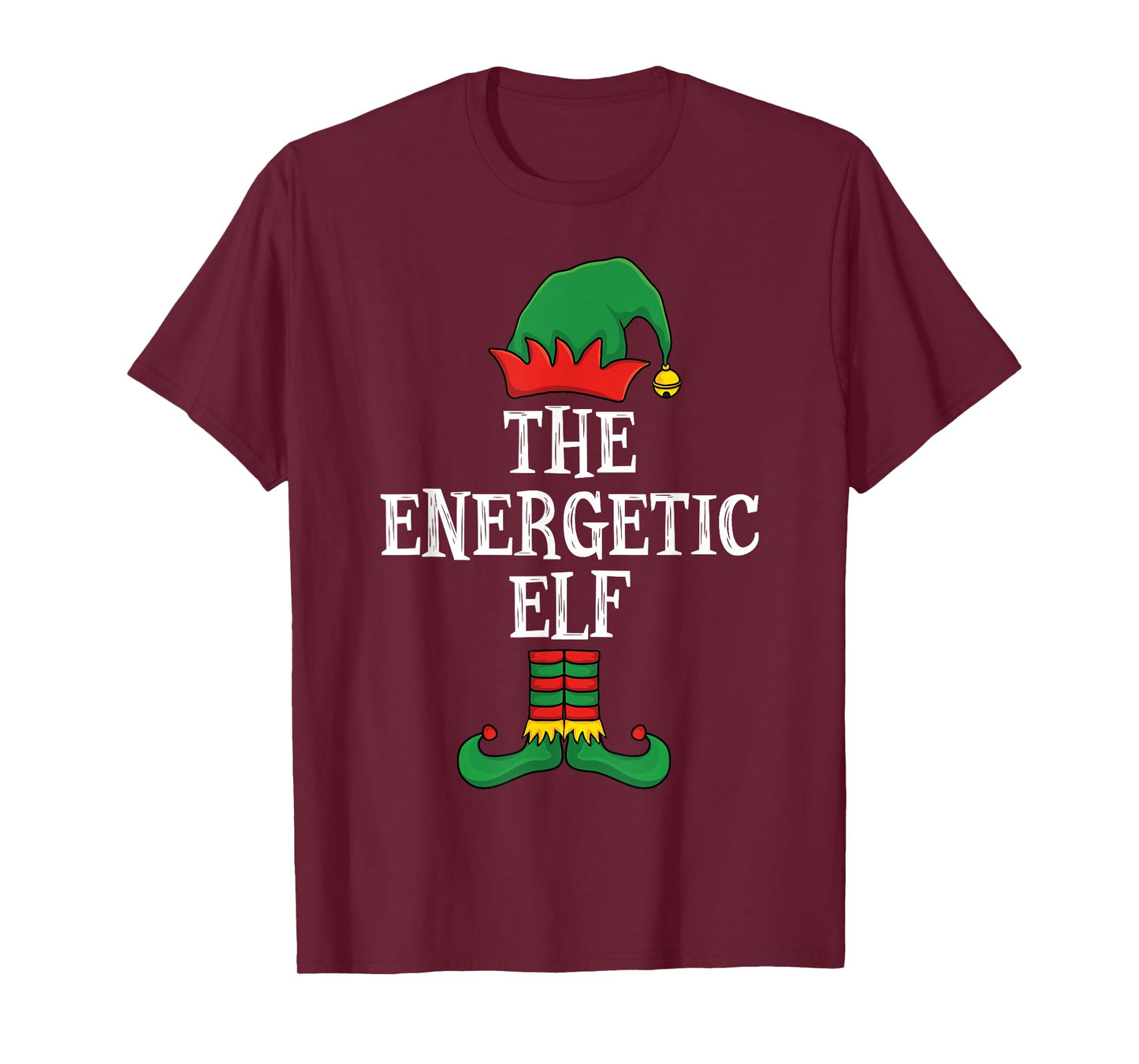 Matching Family Group Funny I'm The Energetic Elf Christmas T-Shirt
