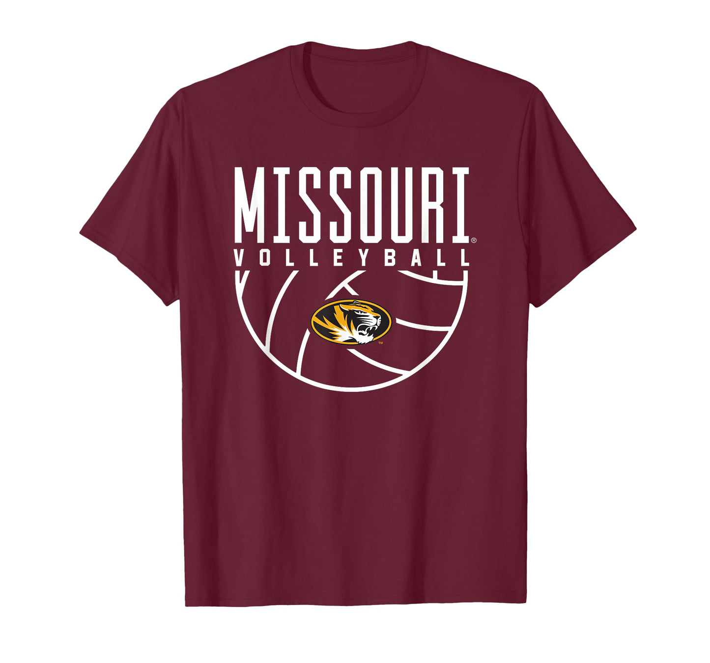University of Missouri Mizzou Tigers Volleyball Arch T-Shirt