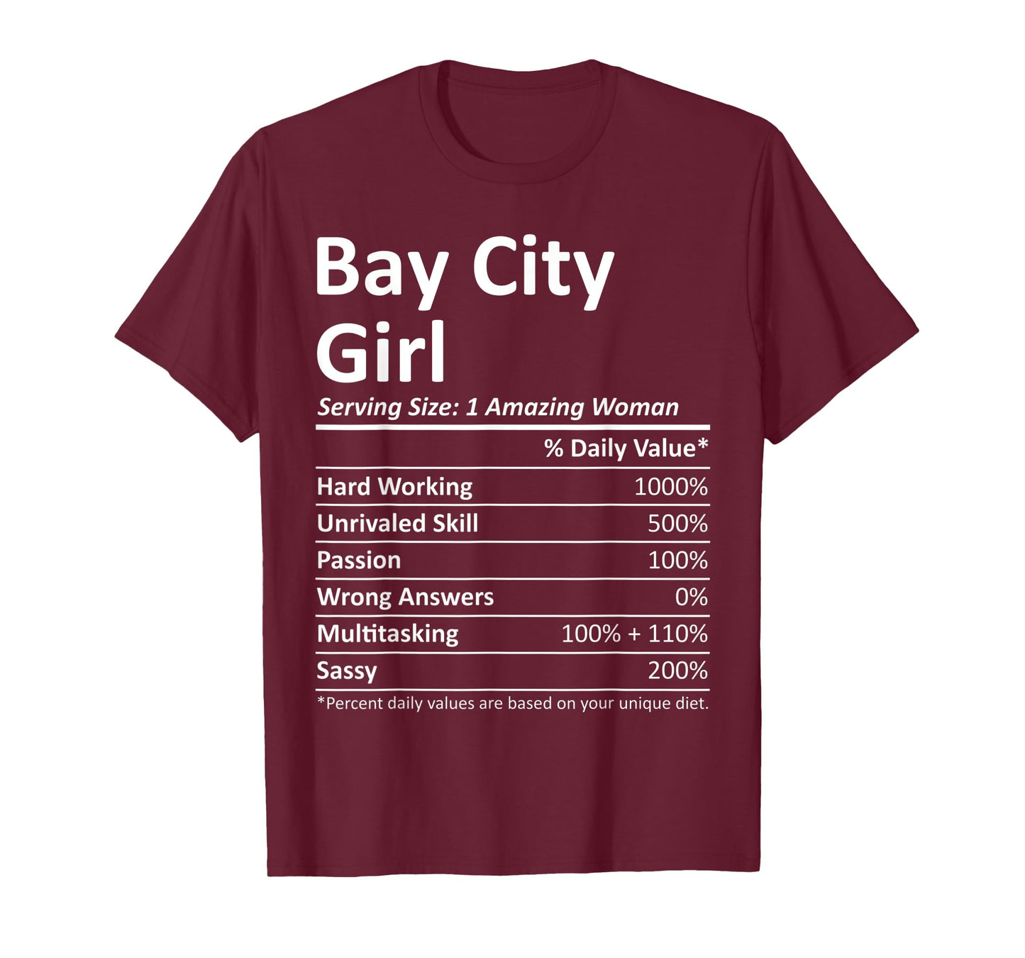BAY CITY GIRL TX TEXAS Funny City Home Roots USA Gift T-Shirt